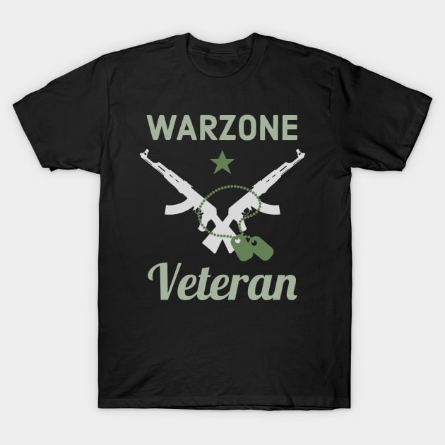 Warzone Veteran Gaming Verdansk Gamer T-Shirt by Foxxy Merch